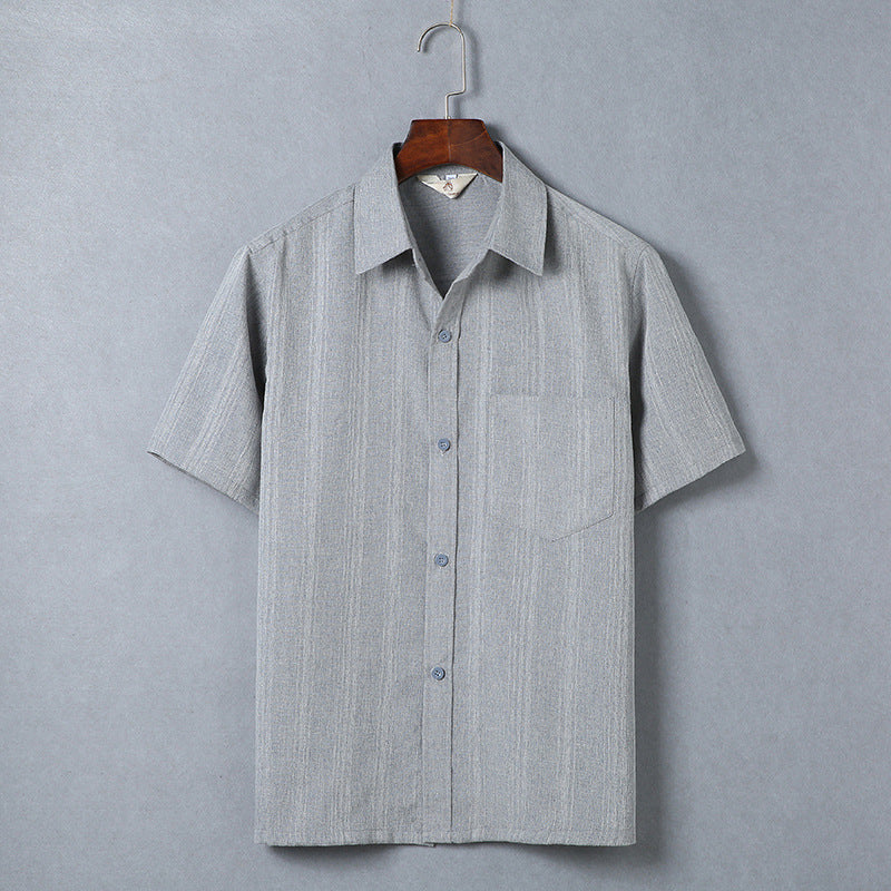 Premium Men's Textured Half Sleeve Shirt