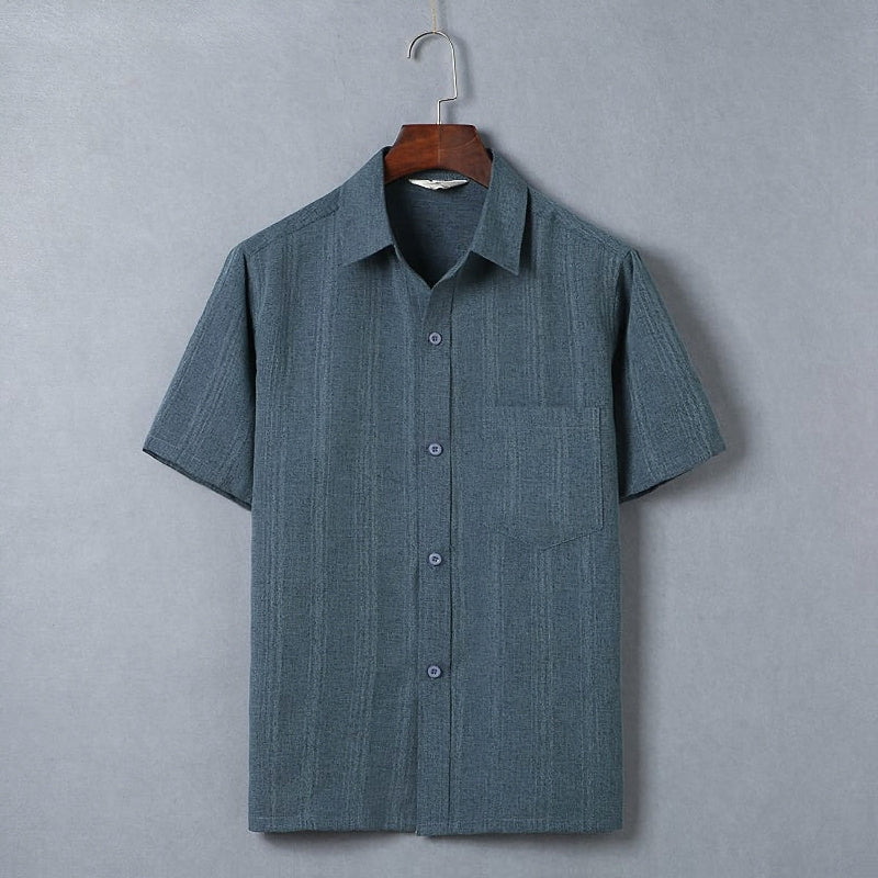 Premium Men's Textured Half Sleeve Shirt