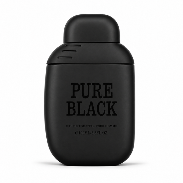Pure Black Eau De Toilette for Men | 100ml Long Lasting Perfume